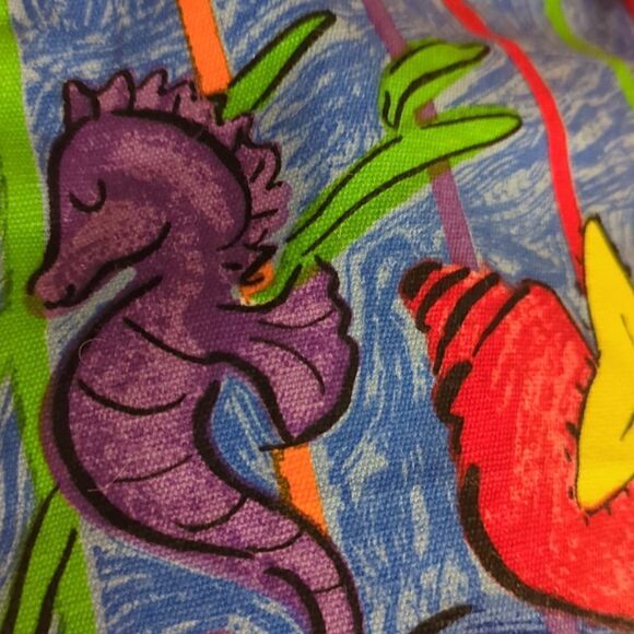 Sally Hess‎ 90s rainbow vintage seashell beach bag - Picture 9 of 12